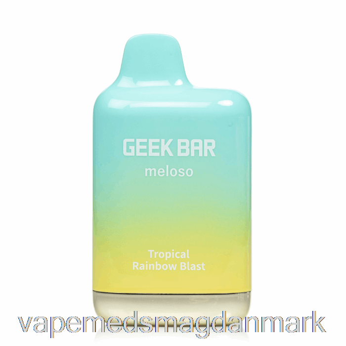 Vape Uden Nikotin Geek Bar Meloso Max 9000 Engangs Tropisk Regnbuesprængning